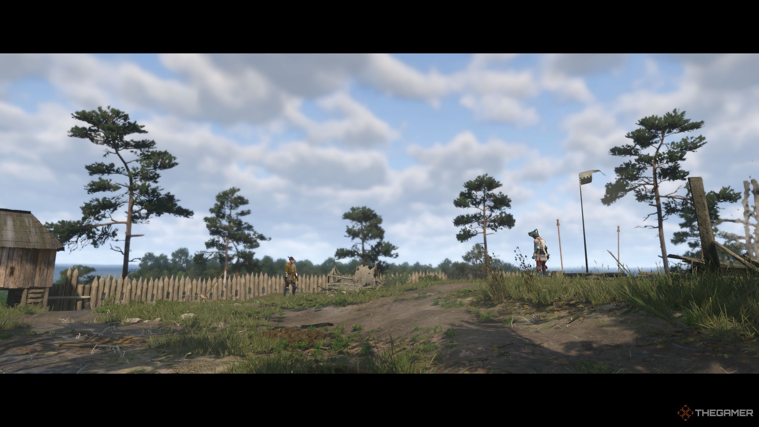 Henry and Erik poised for their duel.