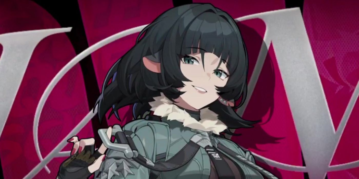 Jane Doe in Zenless Zone Zero on the character's banner art in the game