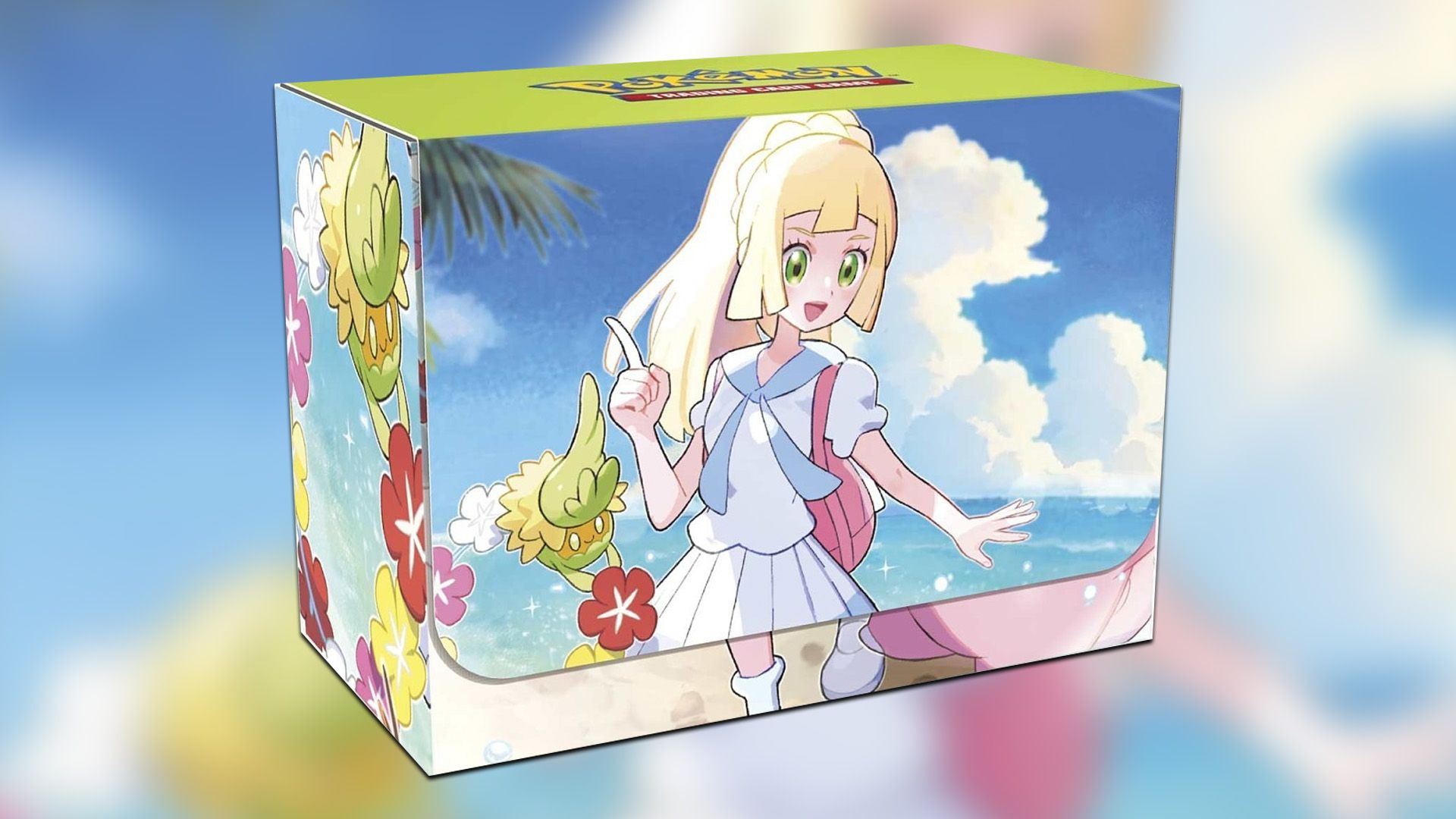 Deck box from Lillie Premium Tournament Collection in Pokemon TCG