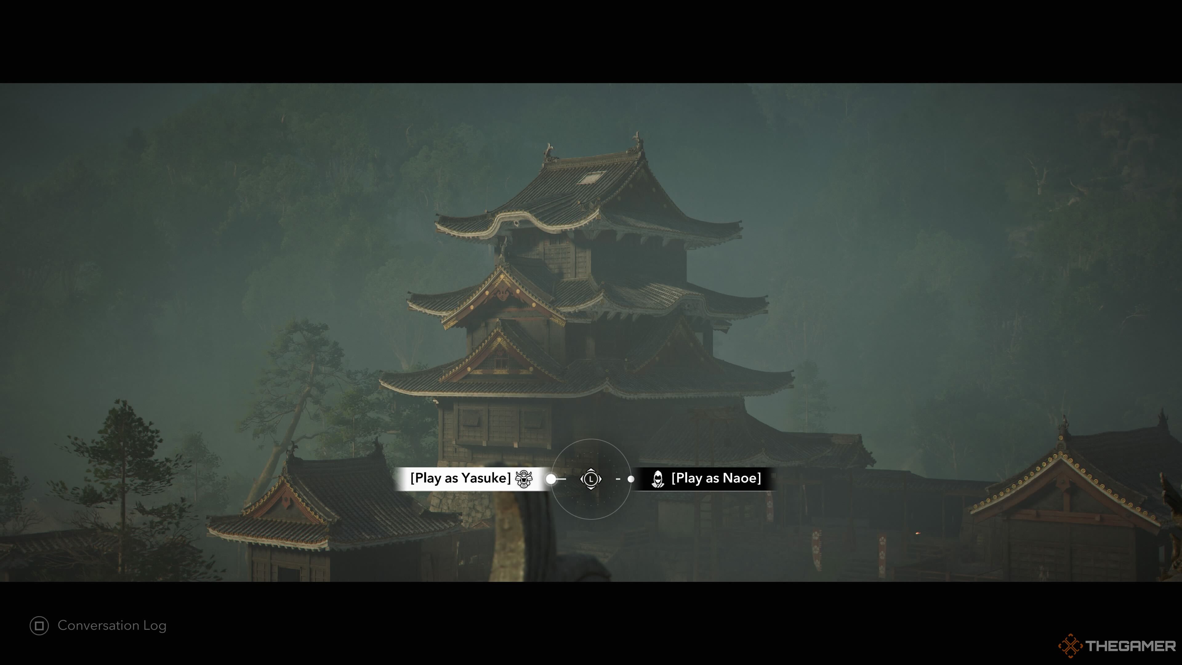 Choosing between Naoe and Yasuke in Assassin's Creed Shadows.