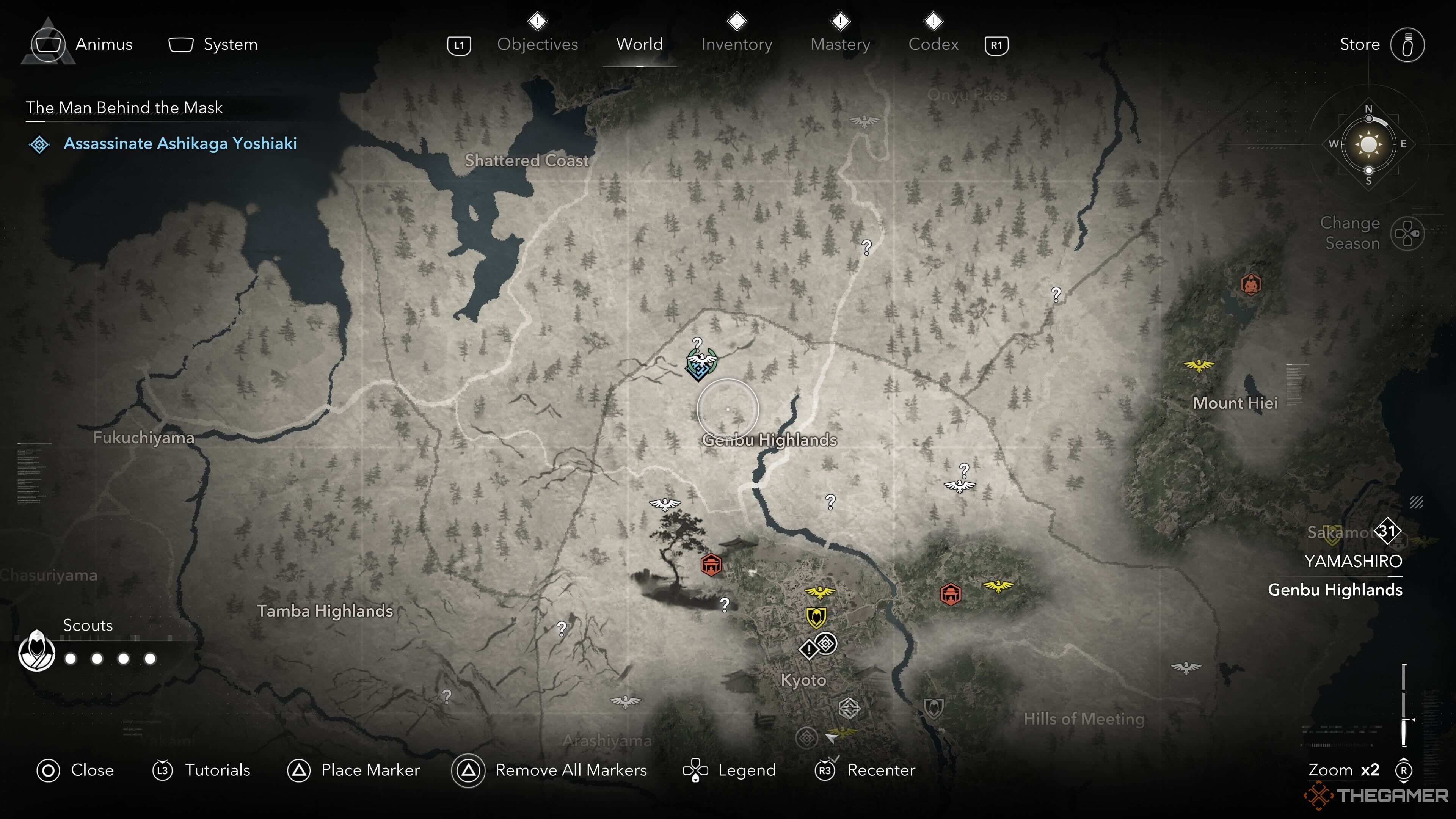 Location for The Man Behind The Mask mission.