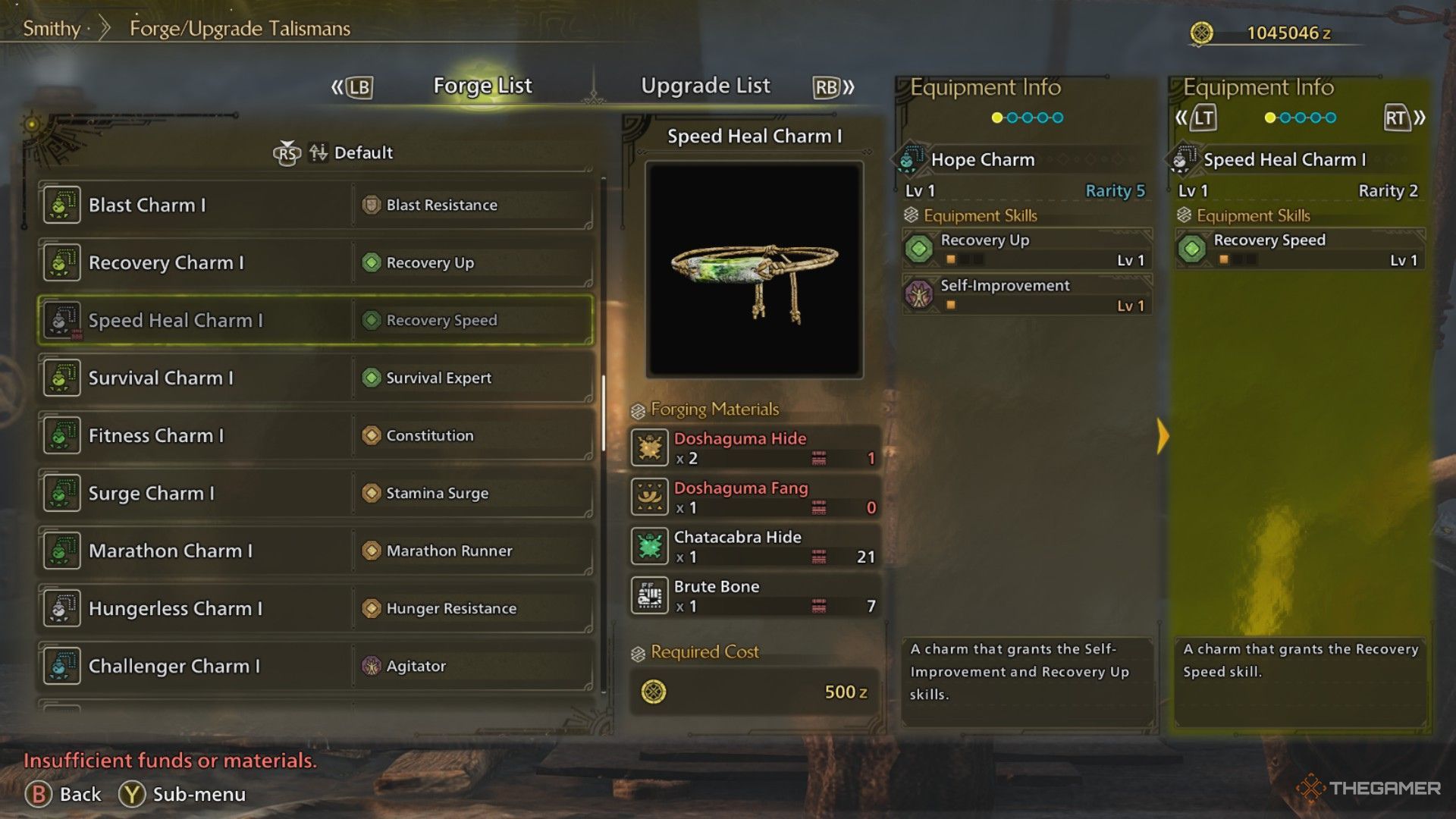 Crafting with Brute Bone