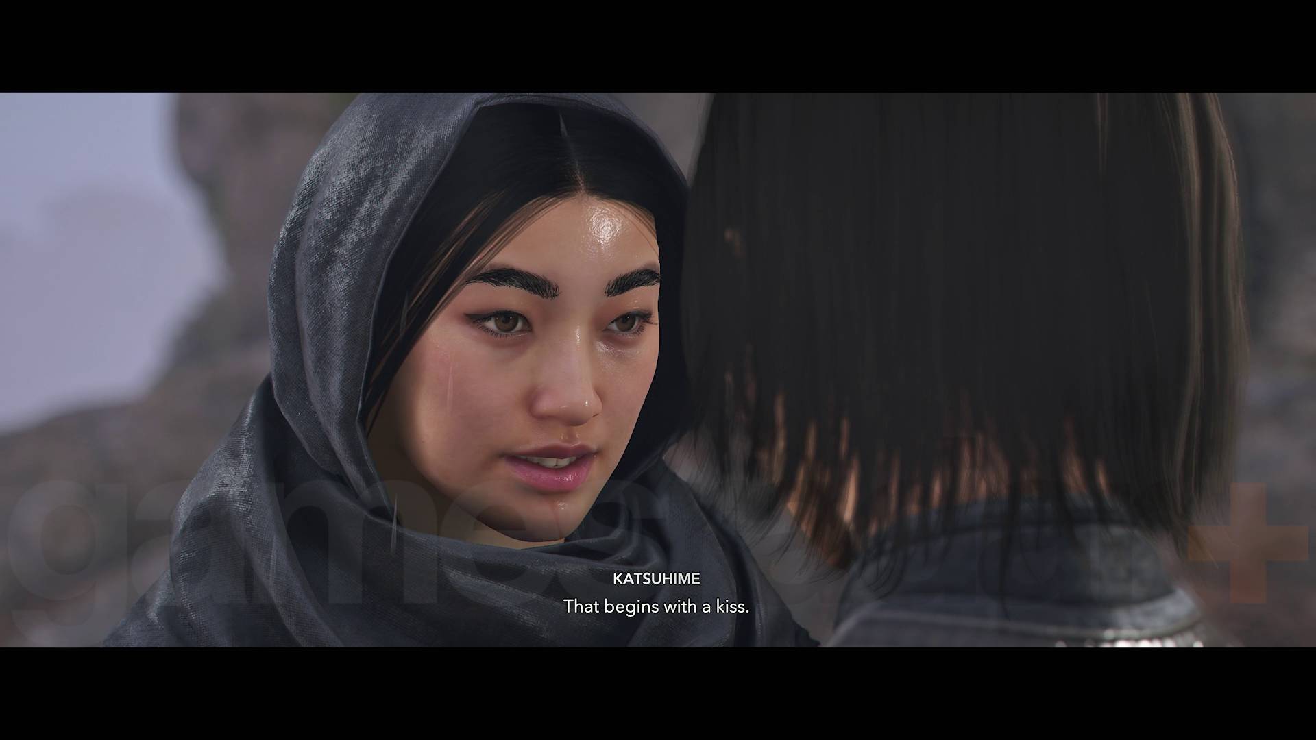 Assassin's Creed Shadows romance options Katsuhime talking
