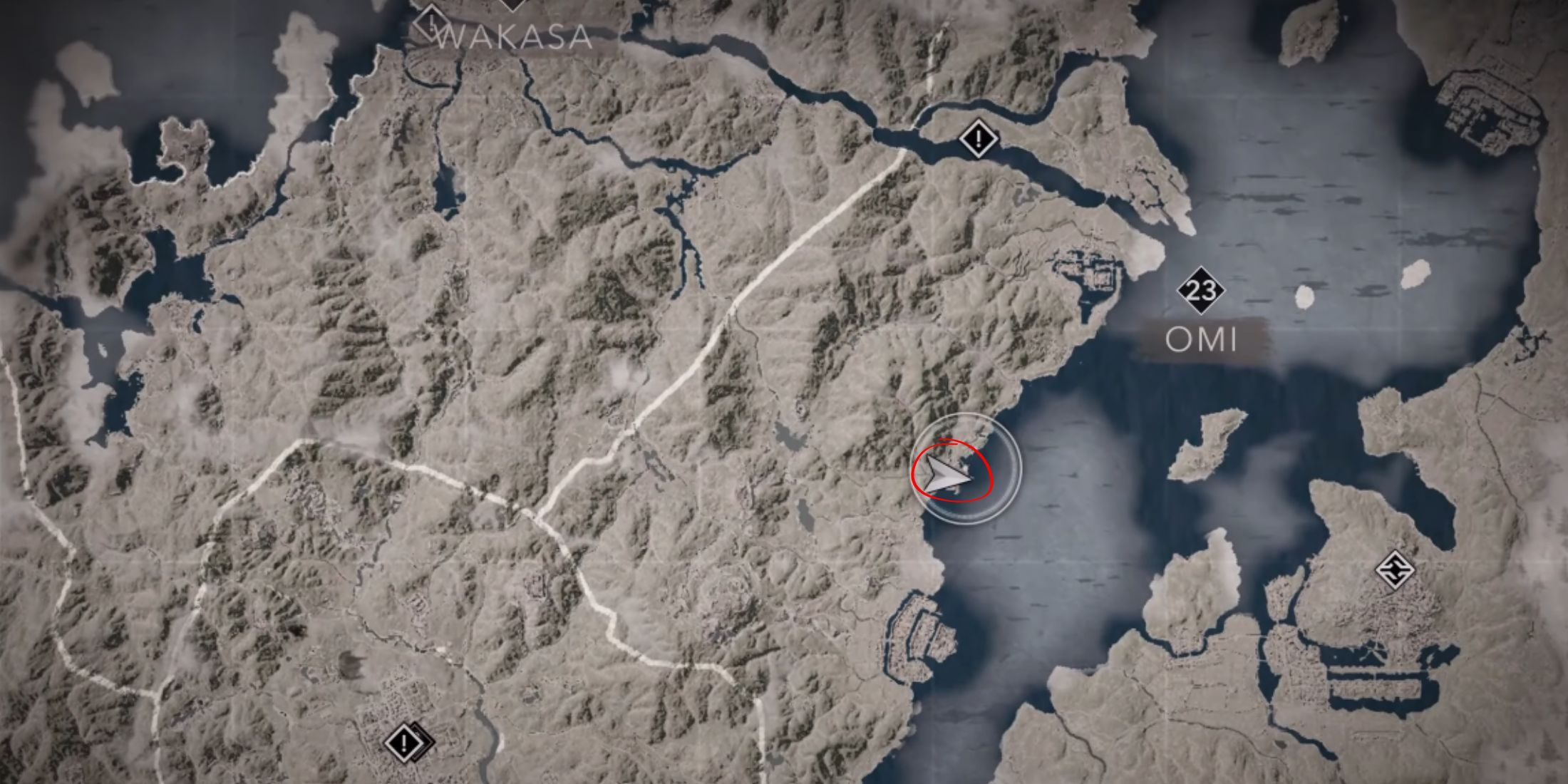 Godai of Water Map Location