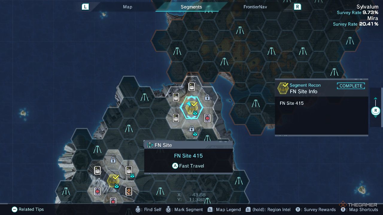 Xenoblade Chronicles X Definitive Edition FN site 415 of Sylvalum.