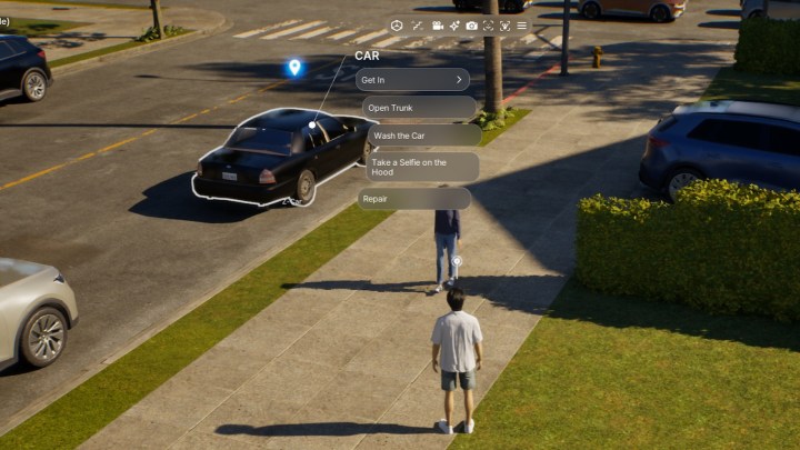 Car interactions in Inzoi.