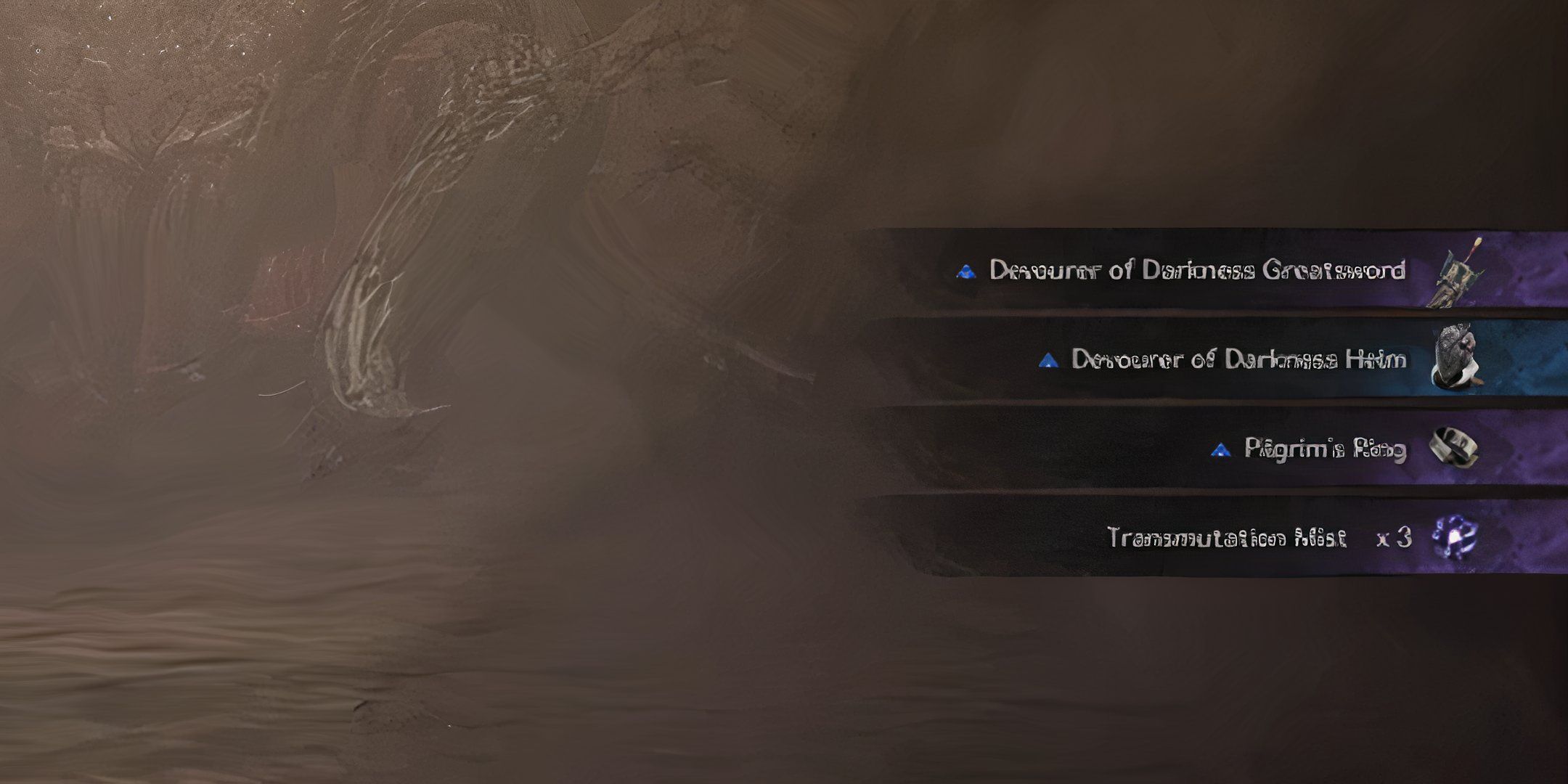 Rewards from defeating Aratra in The First Berserker: Khazan