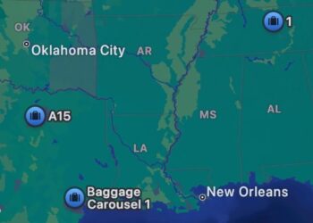 Apple Maps Bug Shows Airport Baggage Claims When Zoomed Out