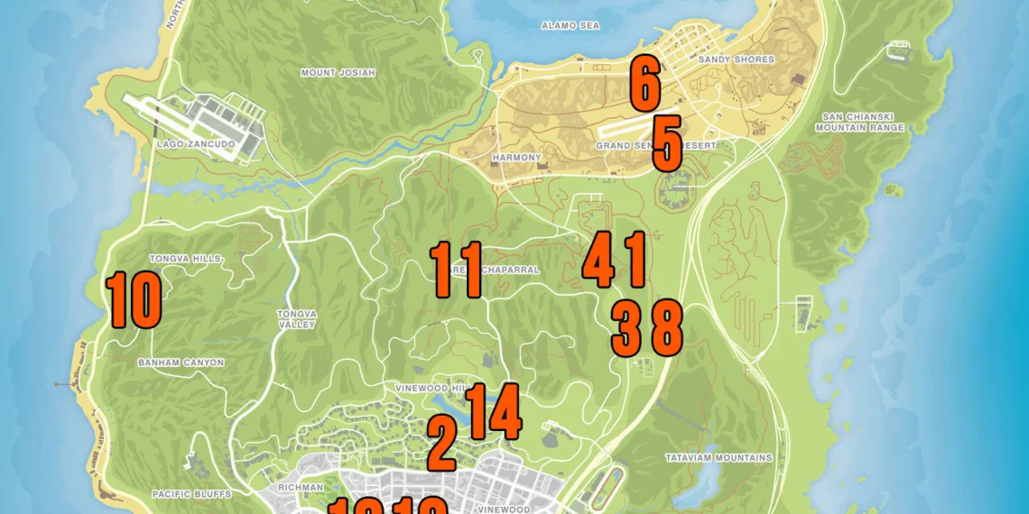 Discover GTA Online's Animal Hotspots for the LS Tourist Board