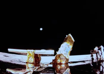 First Images Of Blue Ghost Lander On Moon's Surface