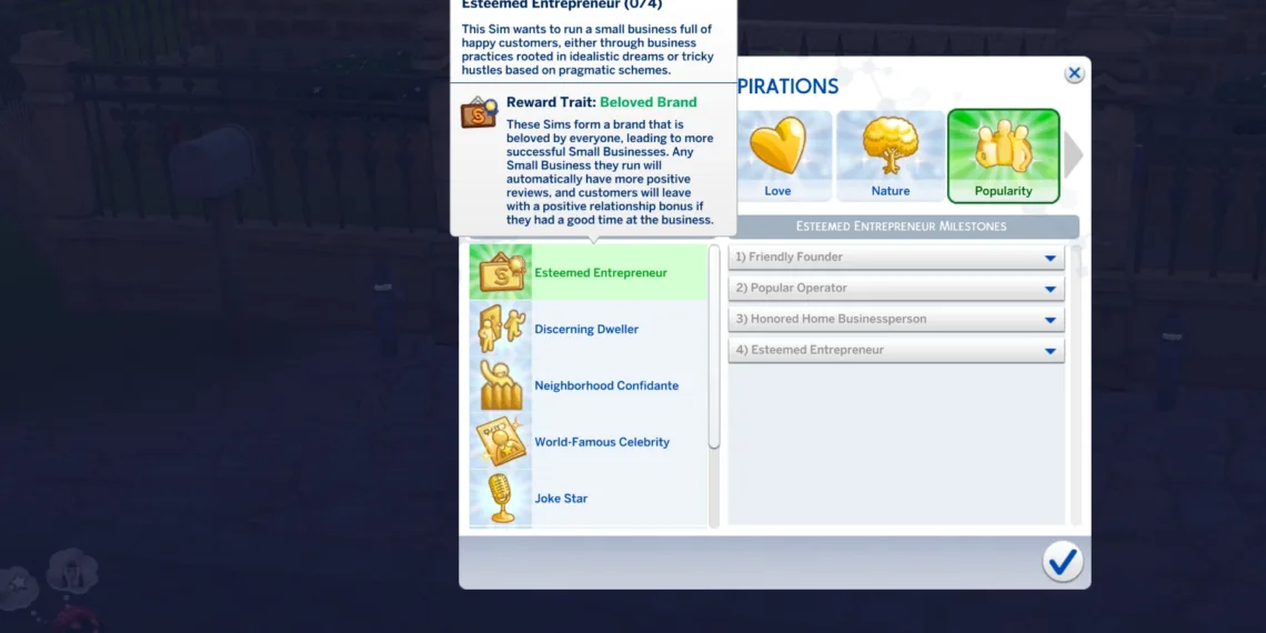 Guide to Mastering the Esteemed Entrepreneur Aspiration in The Sims 4
