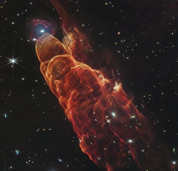 James Webb Takes Stunning Photo Of A Cosmic Tornado