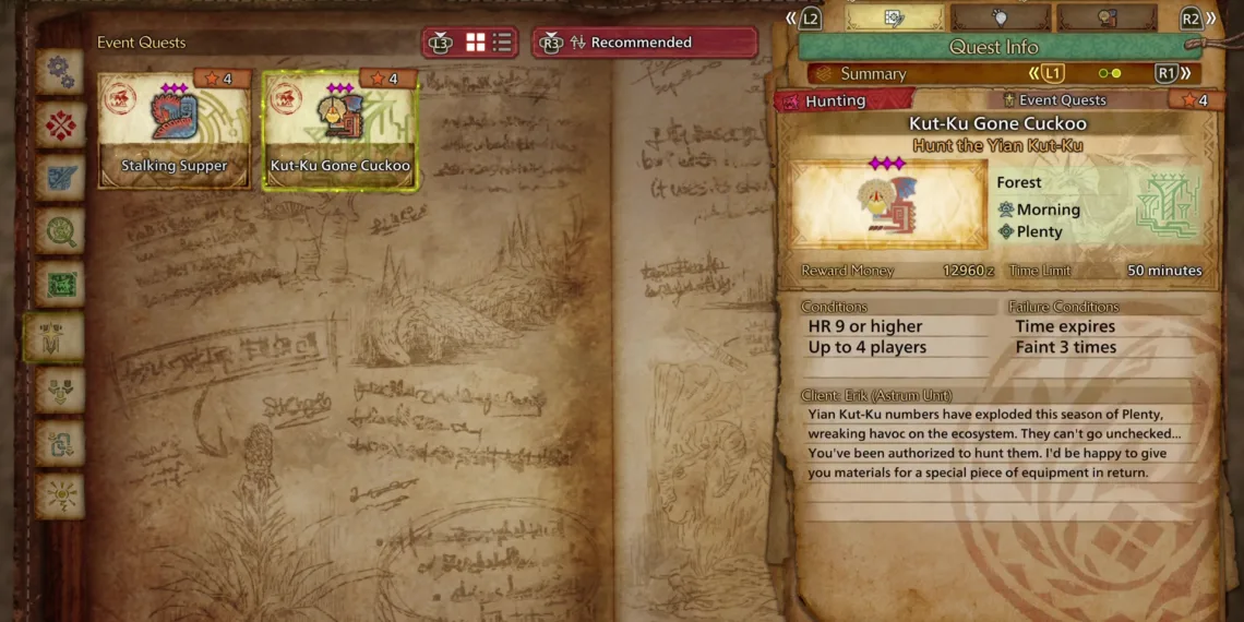 March 2025 Monster Hunter Wilds Event Quest Schedule