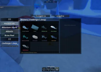 Mastering the Challenger's Deep Bestiary in Roblox: Fisch Guide