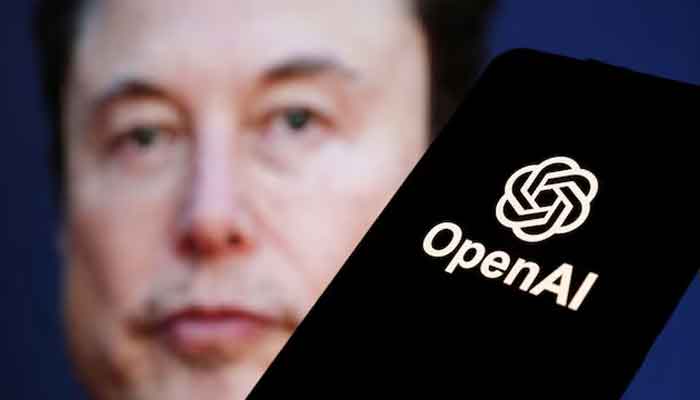 OpenAI logo displayed alongside a photo of Elon Musk in this illustration from March 11, 2024. — Reuters