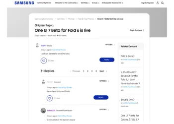 Samsung Galaxy Z Fold 6 And Flip 6 Get One UI 7 Beta Update