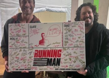 The Running Man: Glen Powell Shares Wrap Photo And Statement