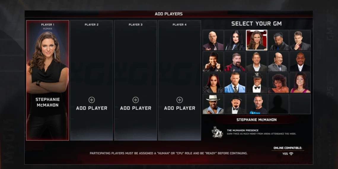 Top GM Picks for MyGM Mode in WWE 2K25