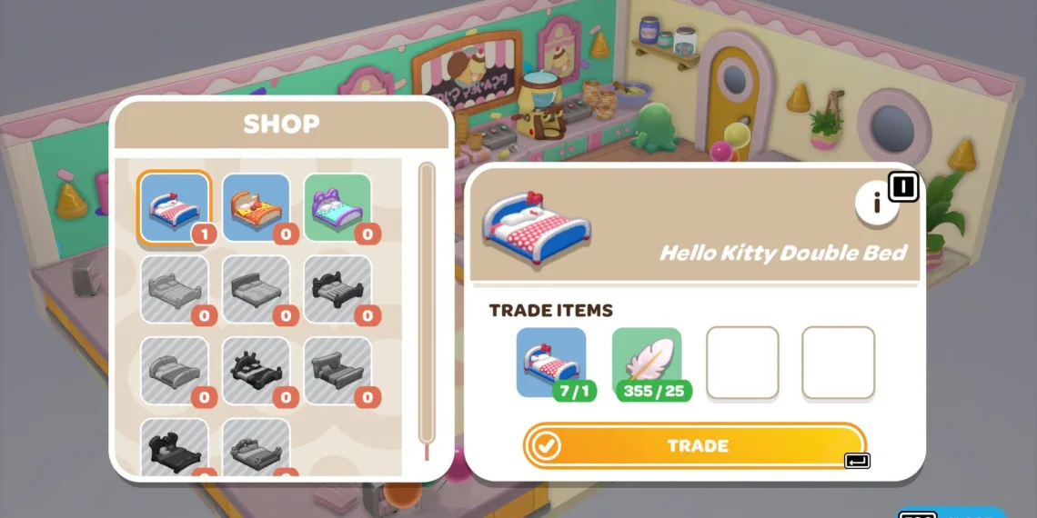 Unlocking Double Beds in Hello Kitty Island Adventure