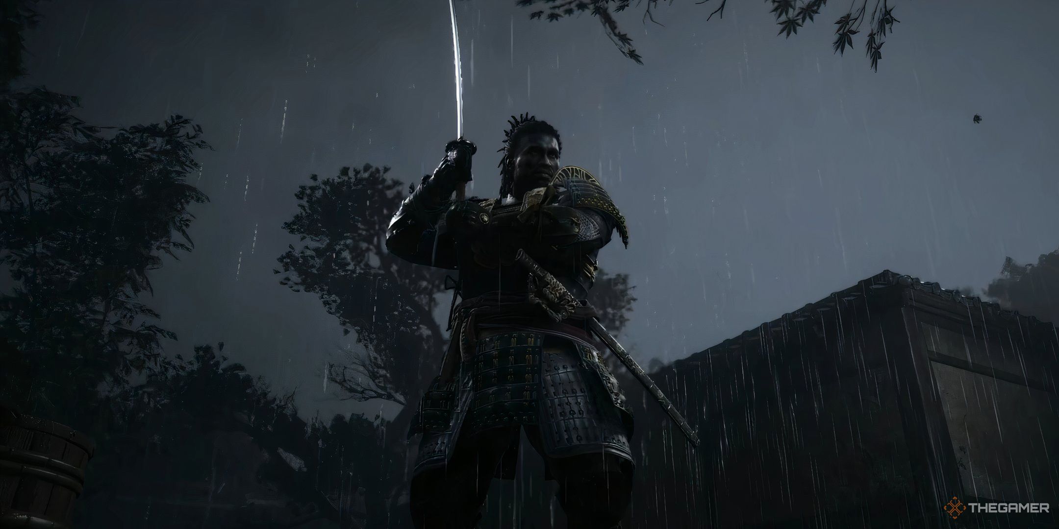 Yasuke's intro in Assassin's Creed Shadows.