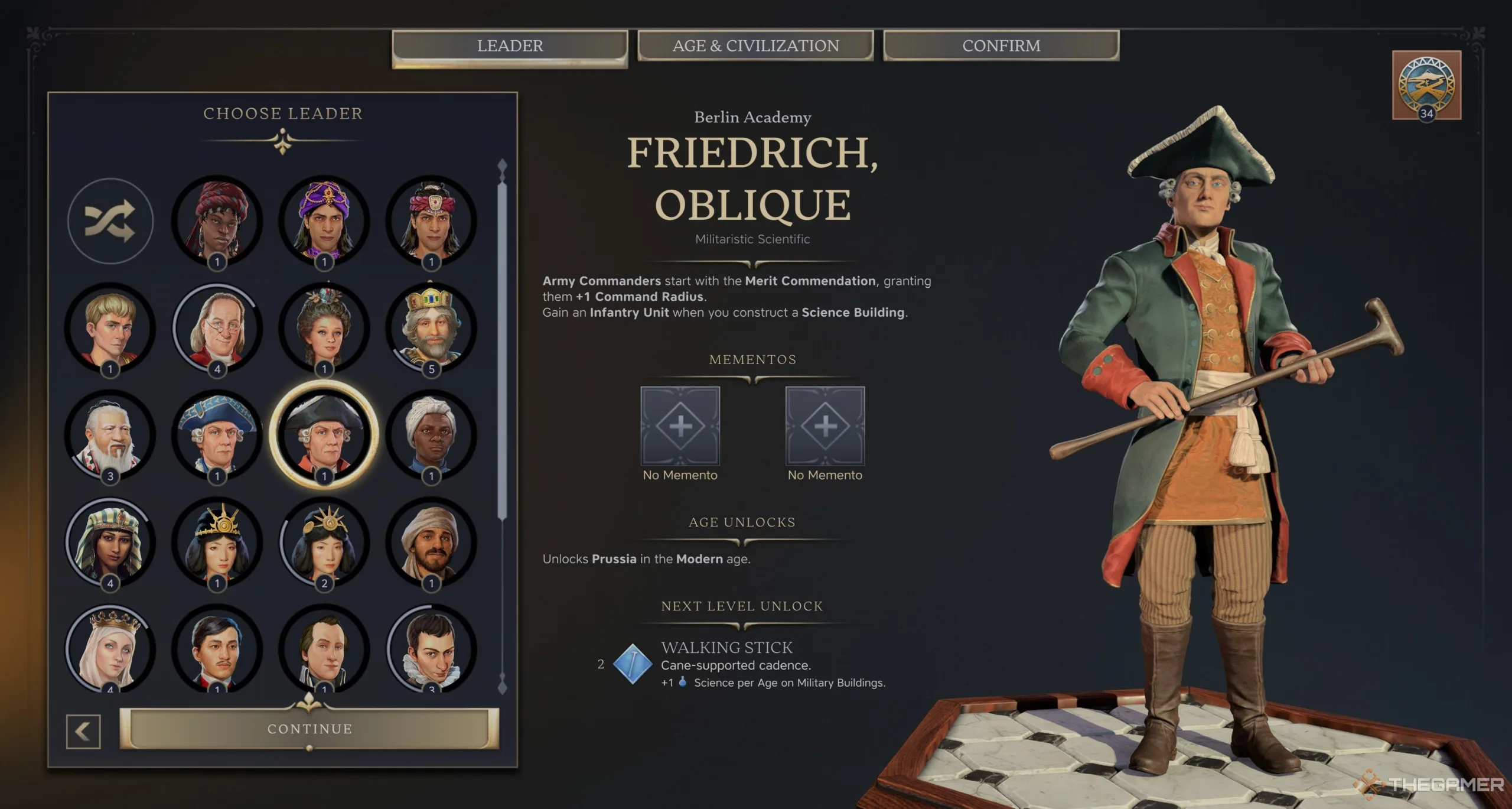 Winning Strategies for Friedrich, Oblique in Civilization 7