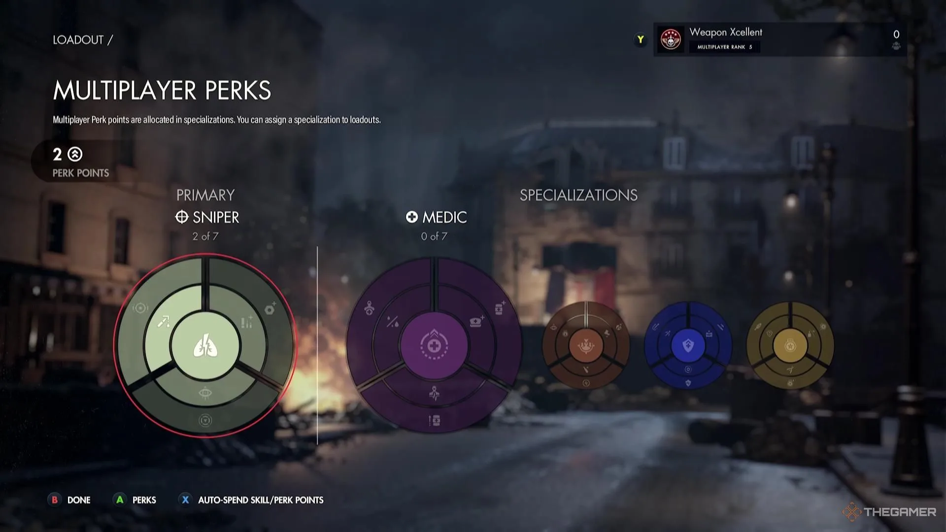 Unlocking Multiplayer Specializations in Sniper Elite: Resistance