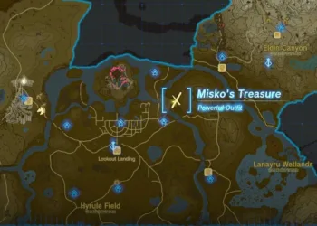 Locating Misko's Powerful Outfit Treasure in Zelda: TOTK