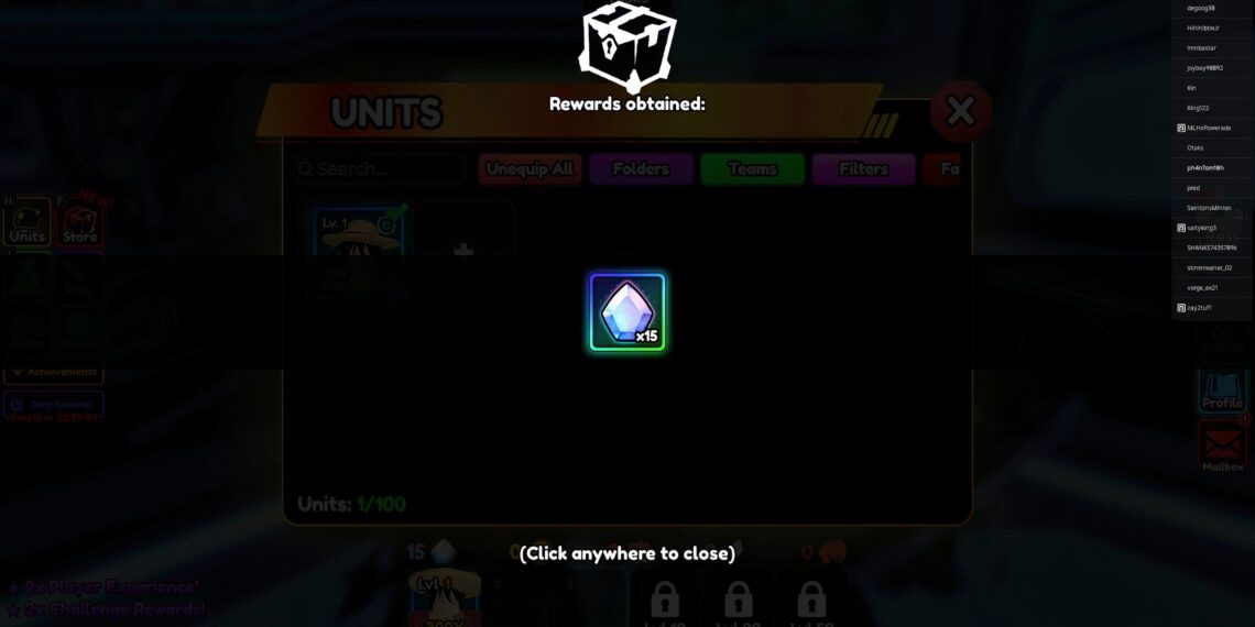 Completing Gems in Roblox: Anime Vanguards Solutions