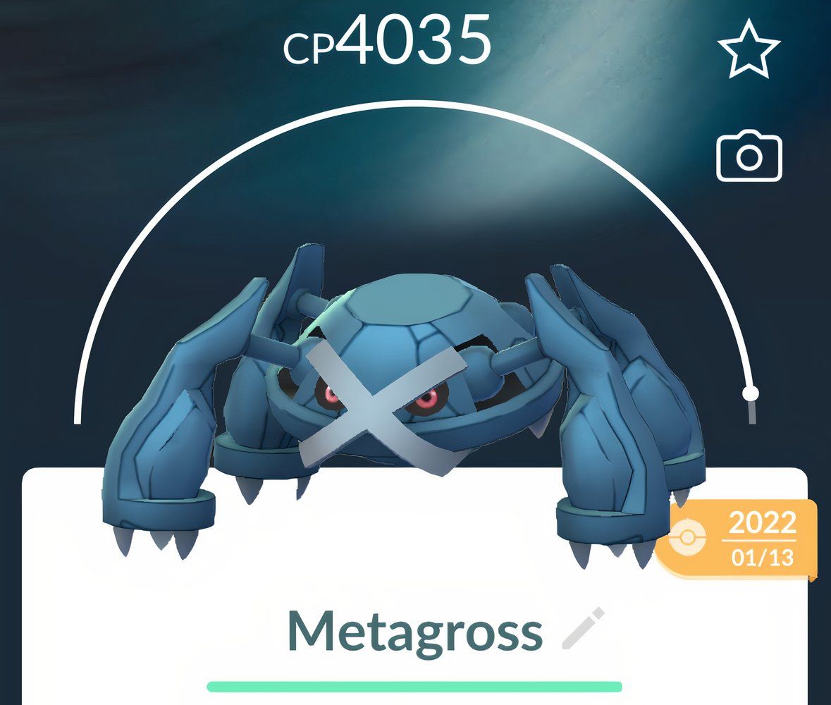 Metagross from Pokémon Go.