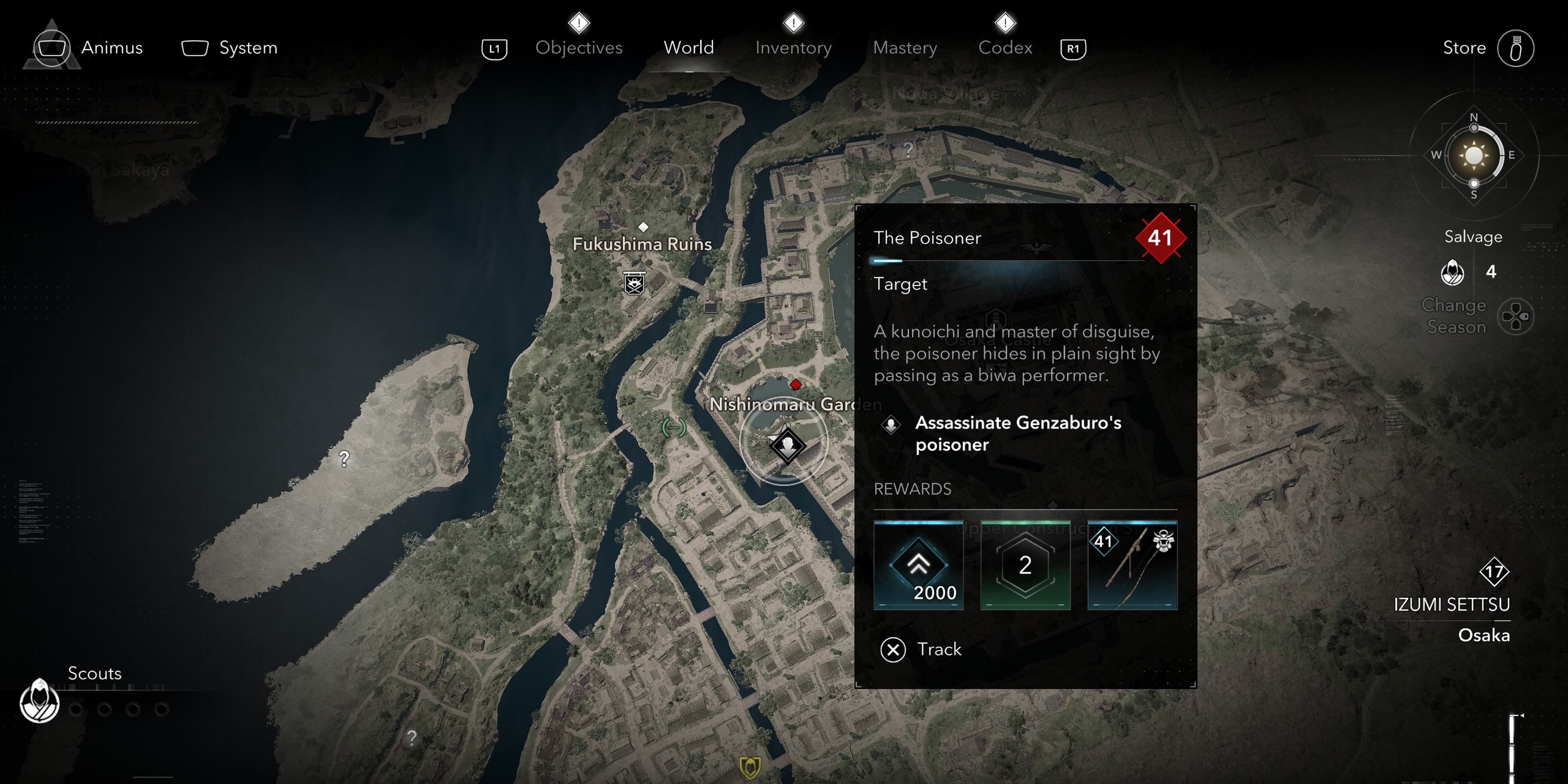 Poisoner location in Assassin's Creed Shadows