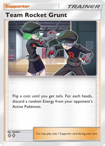 Team Rocket Grunt card
