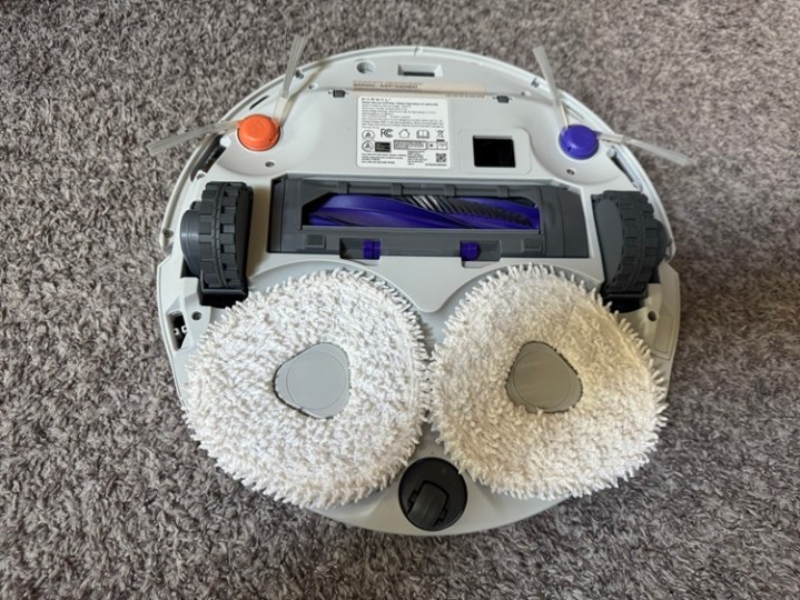Freo Z10 robot vacuum with mops and brushes.