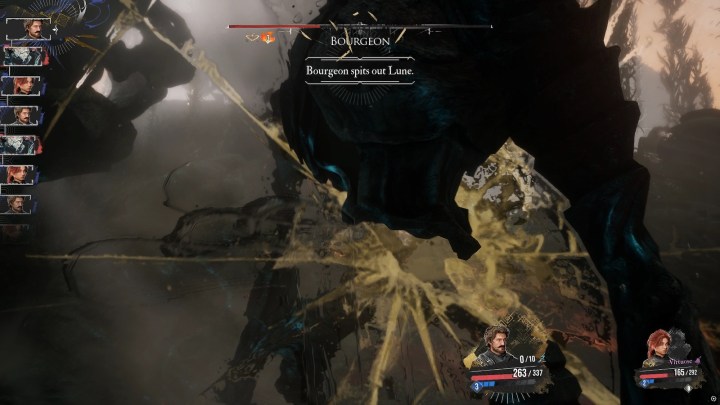 Stunned Burgeon in Clair Obscur Expedition 33.