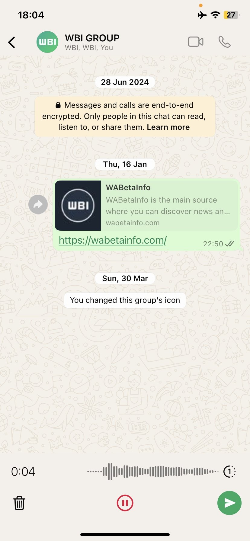 A screenshot of the new WhatsApp feature. — WABetaInfo