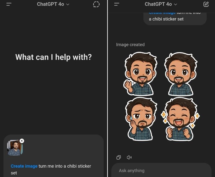 Beyond Ghibli: ChatGPT Generates Amazing WhatsApp Stickers!
