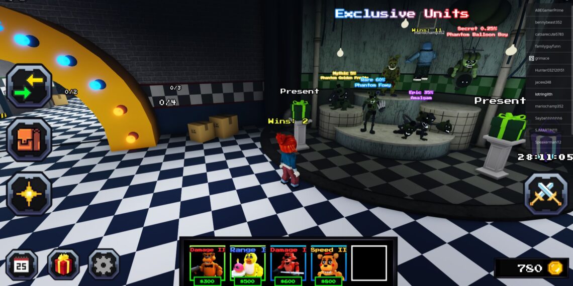 Complete List of Working Five Nights TD Codes (April 2025)