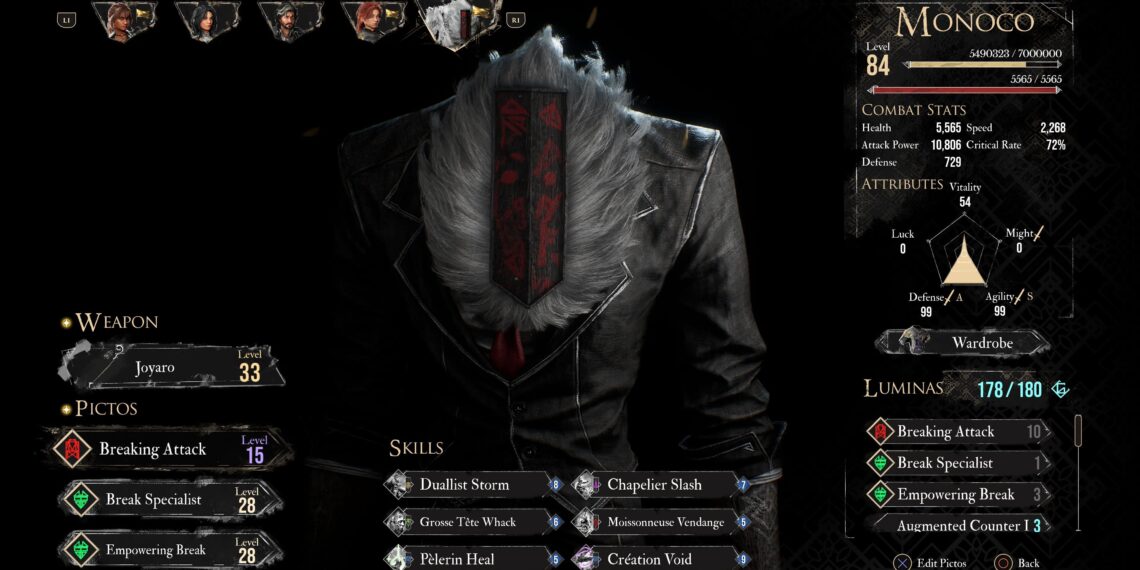 Completing the Ultimate Loadout for Monaco in Clair Obscur: Expedition 33