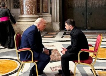 Trump and Zelenskiy Hold “Very Productive” Meeting in Rome, Official Says