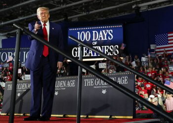 Trump's 100-Day Rally: Celebrations Amid Economic Concerns