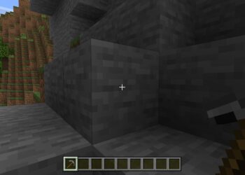 Completing the Crafting of Smooth Stone in Minecraft