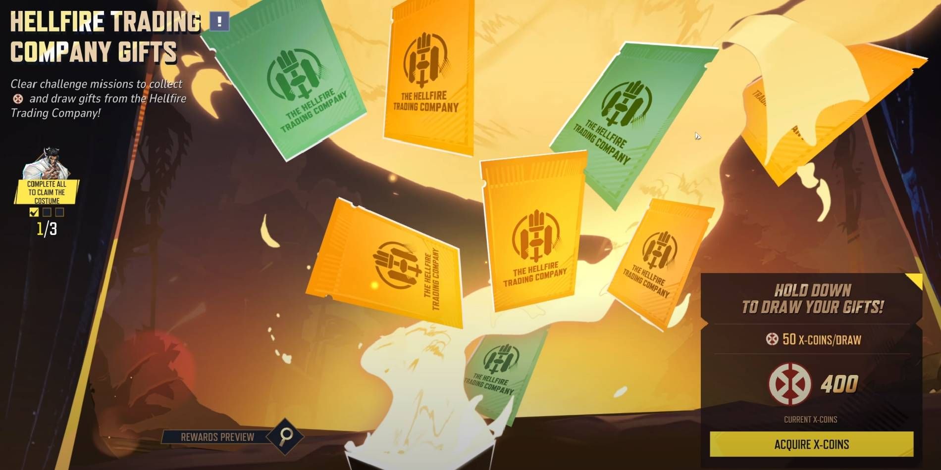 Marvel Rivals Hellfire Trading Company Gifts Act 2 of Hellfire Gala Moments seasonal event