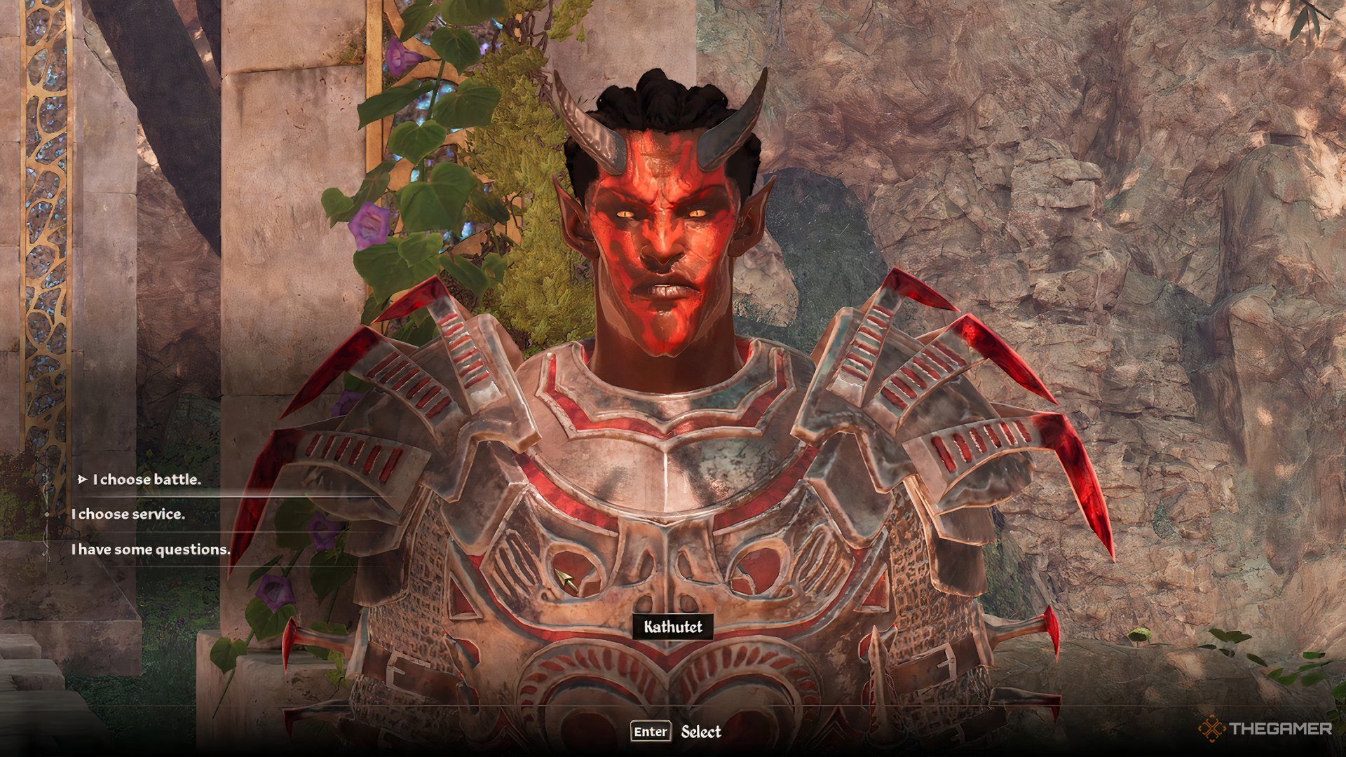 Choices involving Kathutet in The Elder Scrolls IV Oblivion Remastered.