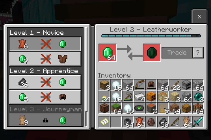 Trading with the Leatherworker