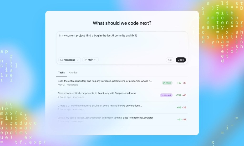 launch of Codex, a software engineering agent