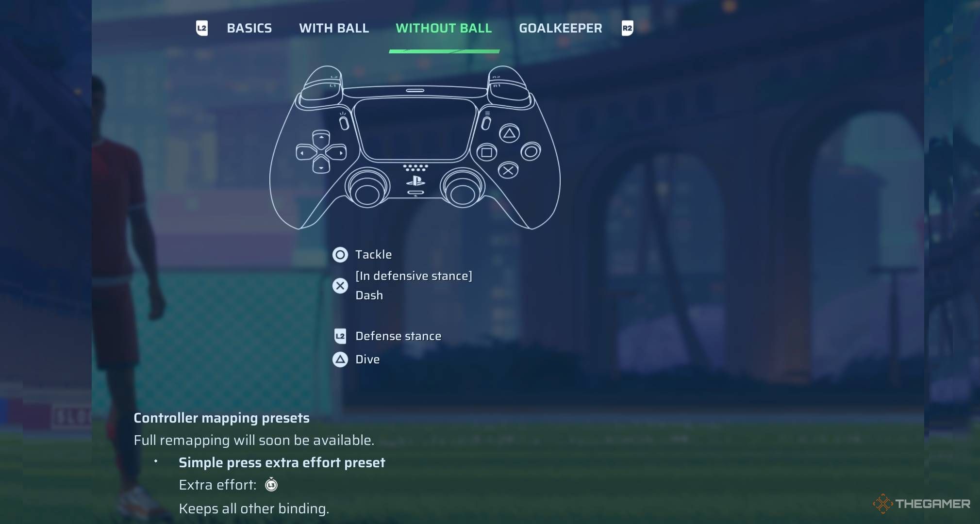 Rematch controls without ball
