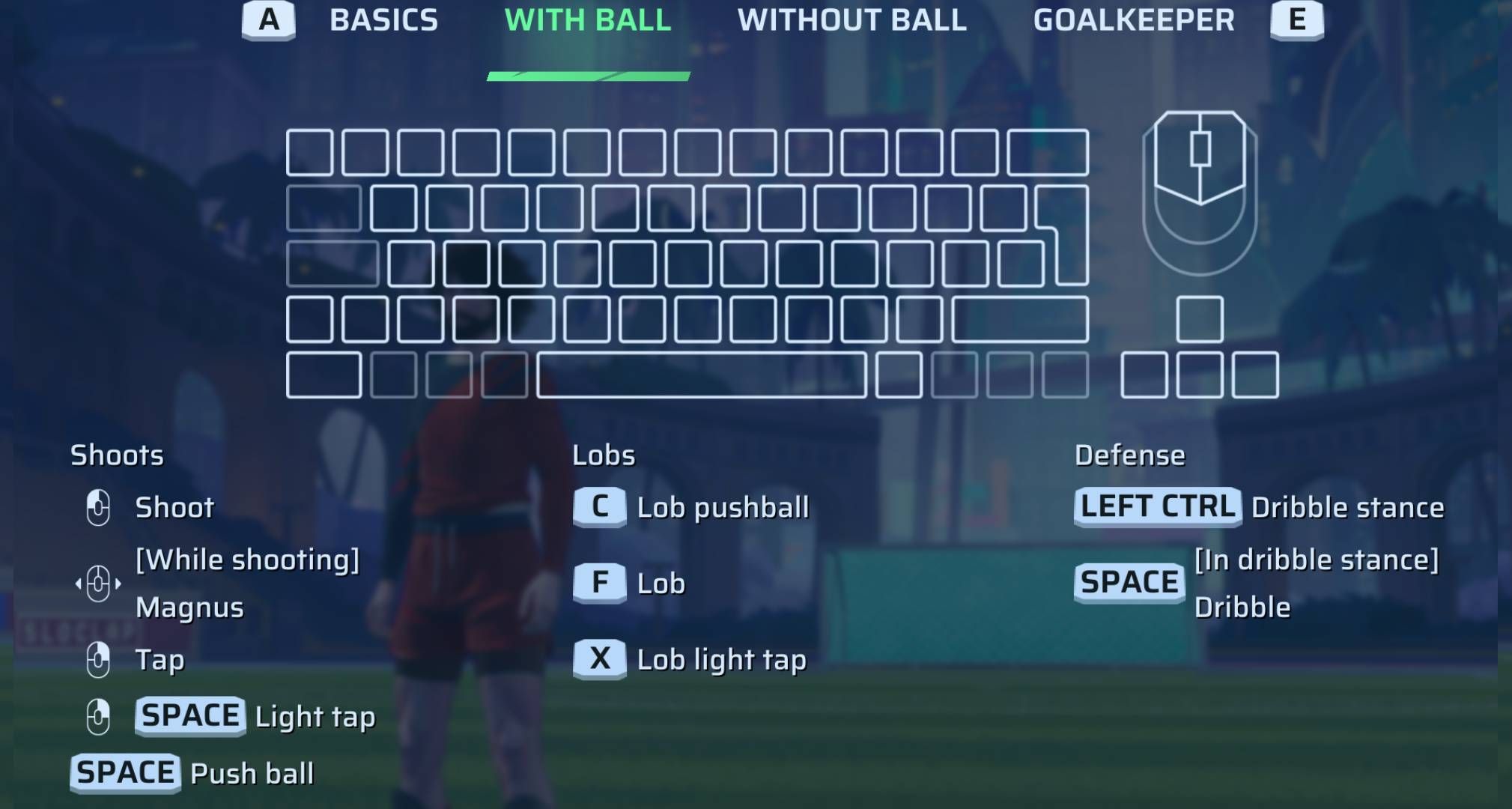 Rematch Controls With Ball for PC