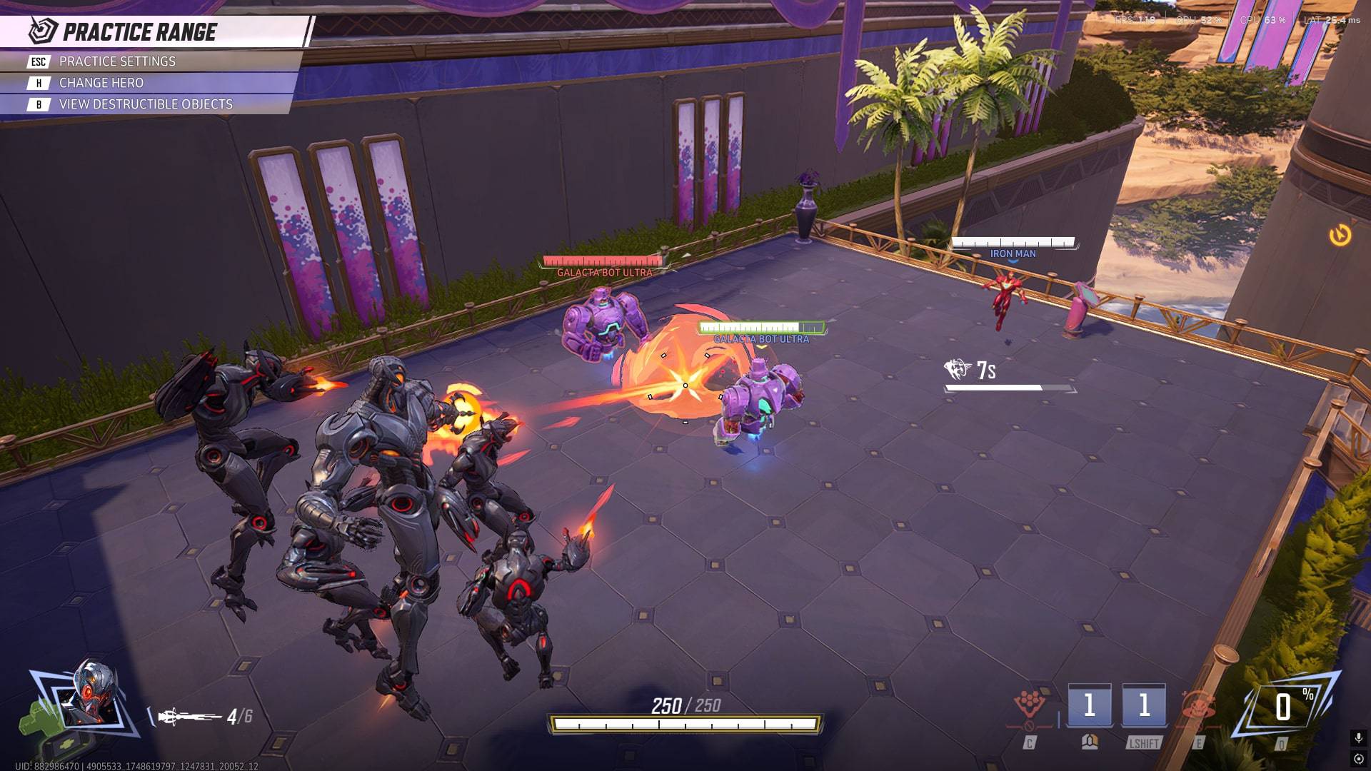 Ultron unleashing his ultimate attack