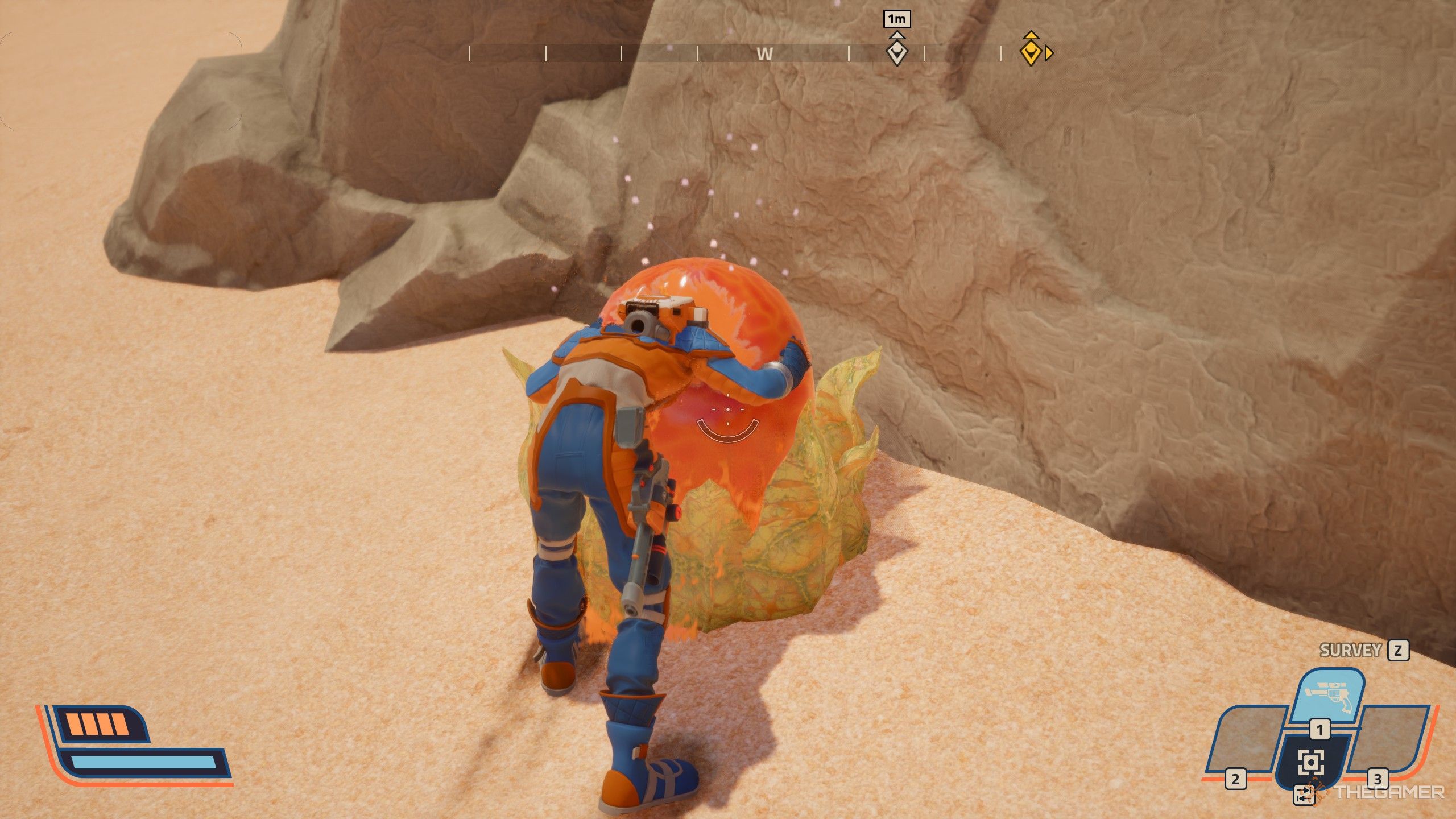 Completing the Search for All Stellaris Prime Orange Goo in Savage Planet