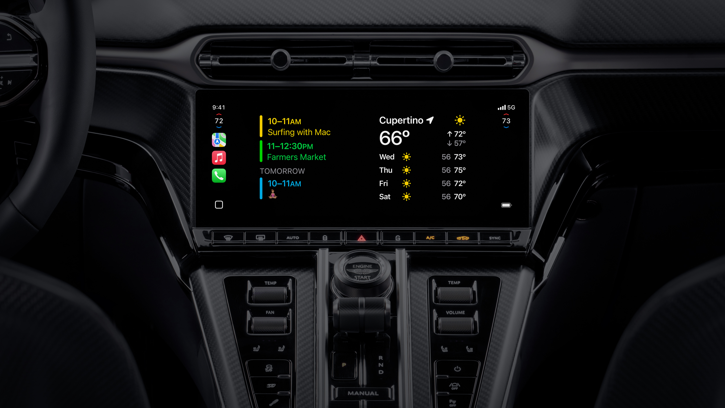 Apple CarPlay Ultra Shines in Aston Martin Supercar Debut