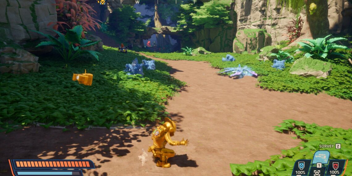 Completing the Art of Freezing Enemies in Savage Planet